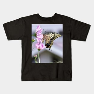 Brown butterfly Kids T-Shirt